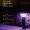 Polycarbonate Solar Led Bollard Light IP65 Outdoor Wall Garden Light for Modern