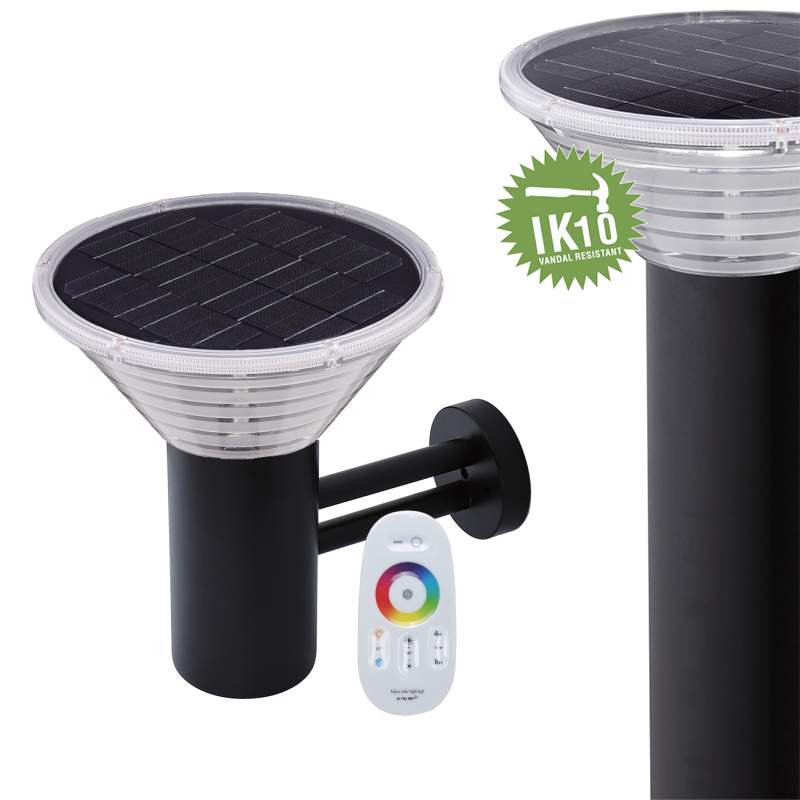 solar panel bollard lights