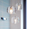 Spark , Glass Metal LED Pendant Light for Post Modern