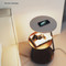 Acrylic Aluminum LED Floor Lamp Wireless Charge Bedside Table for Modern and Italian