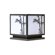 SAGE Iron Solar Post Lamp for Park, Villa & Garden - Chinese Style