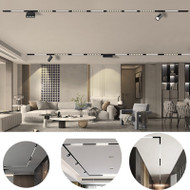 ALEX 1 Meter Aluminum Magnetic Track Light for Living Room, Bedroom & Dining - Modern Style
