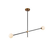 MEISTER Glass Chandelier for Living Room & Dining Room - Minimalist and Modern Style