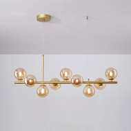 ENCHANT Glass Chandelier Light for Study, Bedroom & Dining - Modern Nordic Style