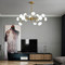 FREYJA Glass Chandelier Light for Living Room & Dining Room - Modern Style