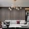 FREYJA Glass Chandelier Light for Living Room & Dining Room - Modern Style