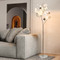 Ginkgo Tree, Plastic Metal LED Floor Lamp Living Room for Modern