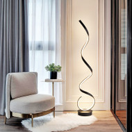 YVETTE Dimmable Aluminum Floor Lamp for Bedroom, Living Room & Study - Modern Style