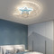CCOMO Dimmable Acrylic Moon Ceiling Light for Study, Living Room, Children's Room - Modern Style