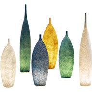 DEUX Resin Vase Floor Lamp for Living Room, Bedroom & Study - Modern Style