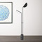 Metal Marble Sector LED Floor Lamp Living Room for Modern and Simple