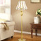 Glass Lampshade Copper LED Floor Lamp for Modern and Nordic