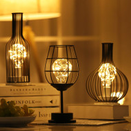 Metal Plastic Night Lights Decorative lights LED Table Lamp for Vintage