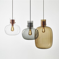 Glass Bottle Shape LED Pendant Lights for Modern