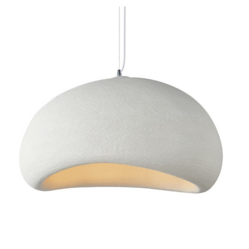 LUNA Resin Pendant Light for Living Room & Dining - Wabi Sabi Style