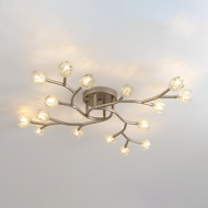 ANNETTE Glass Ceiling Light / Chandelier for Living & Dining Room - Modern Style