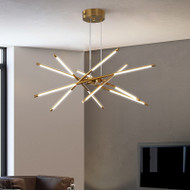 JOAQUIN Metal Chandelier Light for Bedroom, Living Room & Study - Modern Style