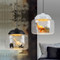 Glass Animal Decoration Bottle Shape LED Pendant Lights for Modern