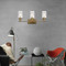 Glass Lampshade Metal LED Wall Light for American and Modern