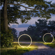 Aluminum Acrylic Circle Shape Outdoor Light LED Garden Light for Modern
