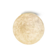 LUNA Resin Fibre Ceiling Light for Living Room, Bedroom & Dining - Modern Style