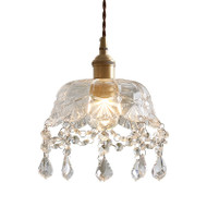 FLORENCE Crystal LED Pendant light / Wall Light for Living Room, Bedroom & Study - Modern Style