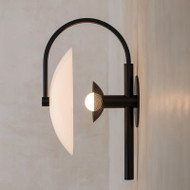 American Postmodern Glass Wall Lamp Simple Aisle Bedside Lamp
