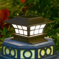 ABS Acrylic Waterproof Solar Post Lamp for Nordic