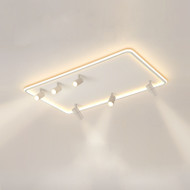 Modern Minimalist LED Ceiling Light Rectangular Dining Room Light Room