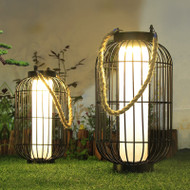FABIAN IP44 PVC Solar Outdoor Light for Park, Villa & Garden - Modern Style