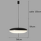 NADINE Acrylic LED Pendant Light for Study, Living Room, Bedroom - Modern Style