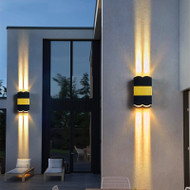 Aluminum Glass LED Outdoor Waterproof Wall Light Spotlight
