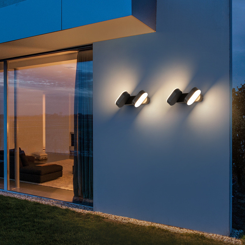 adjustable exterior wall light