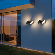 Aluminum Acrylic Waterproof Double Head Adjustable Angle LED Outdoor Wall Light