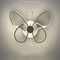 Metal Aluminum Butterfly LED Wall Light for Modern