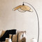 Retro Rattan Fishing Lamp Floor Lamp Living Room Study Room 