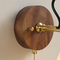 Japanese Retro Pull Wire Switch Wall Lamp Bedside Lamp