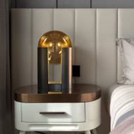 Metal Glass LED Table Lamp for Modern and Nordic