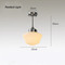 MARIKO Glass Ceiling Light / Pendant Light for Living Room & Dining Room - Retro Style