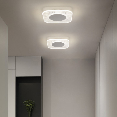 Metal Acrylic LED Ceiling Light Cloakroom for Modern and Simple