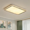 Modern Minimalist LED Square Crystal Ceiling Lamp Bedroom Living Room
