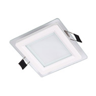 GLENN Recessed Glass Square Ceiling Light for Living Room, Dining Room & Restaurant - Modern Style