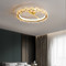 ESMERALDA Dimmable Crystal Flowers LED Ceiling Light for Living Room, Bedroom & Dining - Nordic and Modern Style