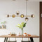 Minimalist chandelier light luxury golden ceiling lights table bar shop office glass pendant lamp