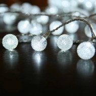 Sylvia PVC LED String Lights Ball Beads Decorative Lights for Modern