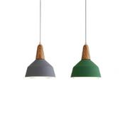 Nordic Solid Wood Pendant Lamp