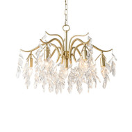 KEITH Brass Chandelier Light for Dining Room, Living Room & Restaurant - American-style