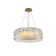 ROCCO Crystal Chandelier Light for Living Room, Dining Room & Study - Post-Modern Style