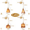 Sorrel Glass Wall Light Retro - Cable size picture