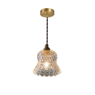CLAIRE Glass Pendant Light for Leisure Area, Living Room & Dining Room - Vintage Style
